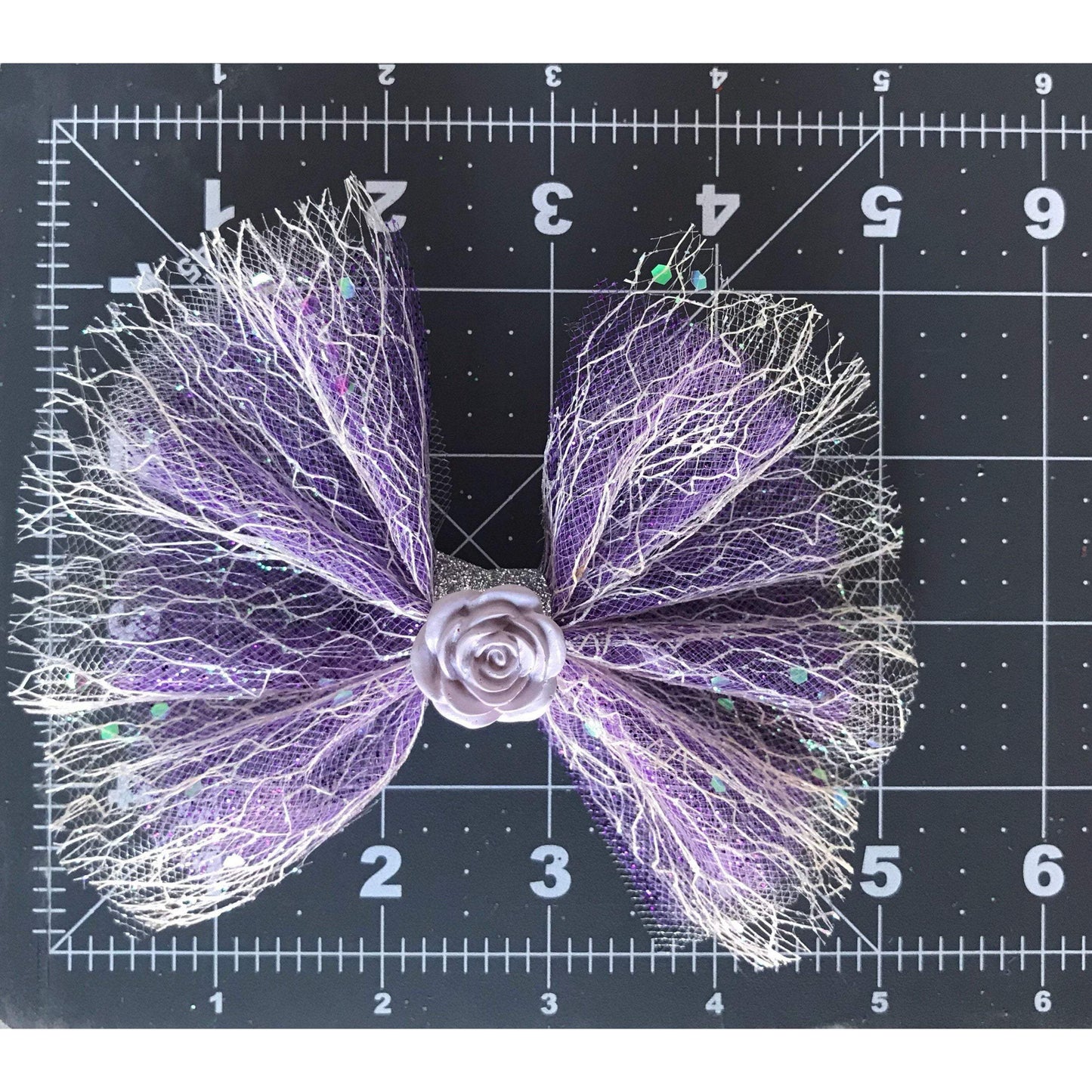 Purple Flower Headband, Mommy & Me Gift Set, Lavender Hair Pins, Baby Hair Bows, Womens Hair Clips, Tulle Hair Barrettes, Girls Bobby Pins