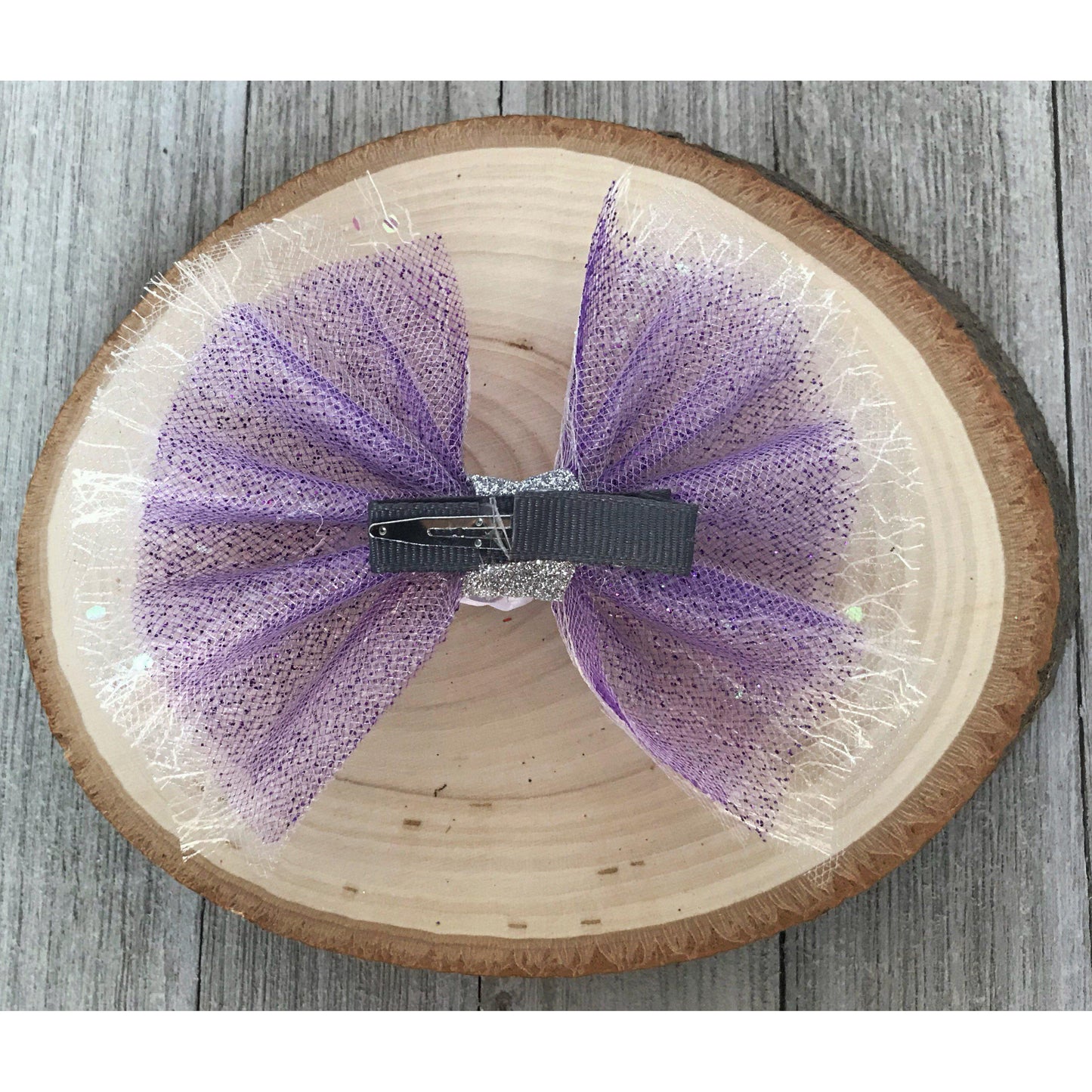 Purple Flower Headband, Mommy & Me Gift Set, Lavender Hair Pins, Baby Hair Bows, Womens Hair Clips, Tulle Hair Barrettes, Girls Bobby Pins