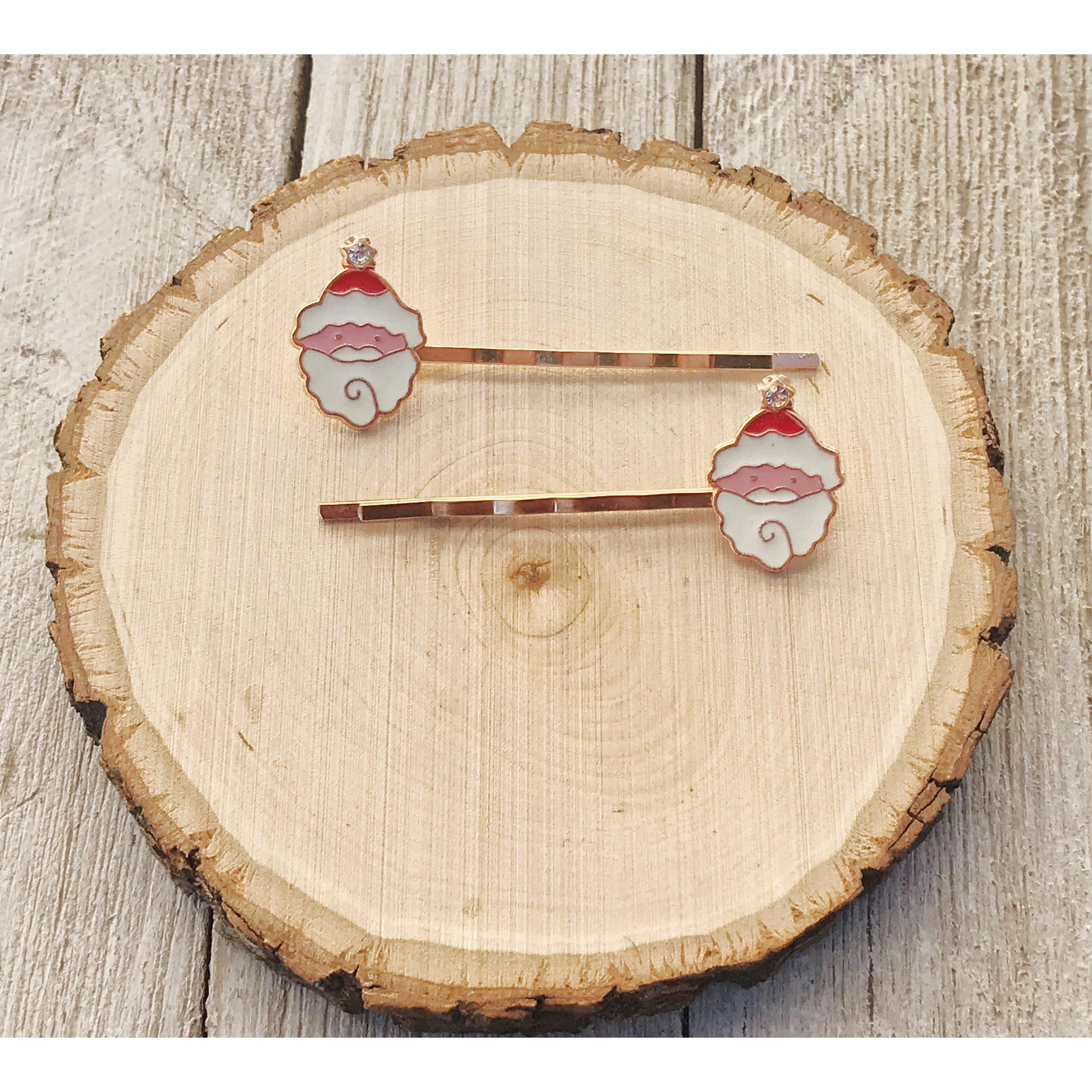 Santa Claus Christmas Hair Pins