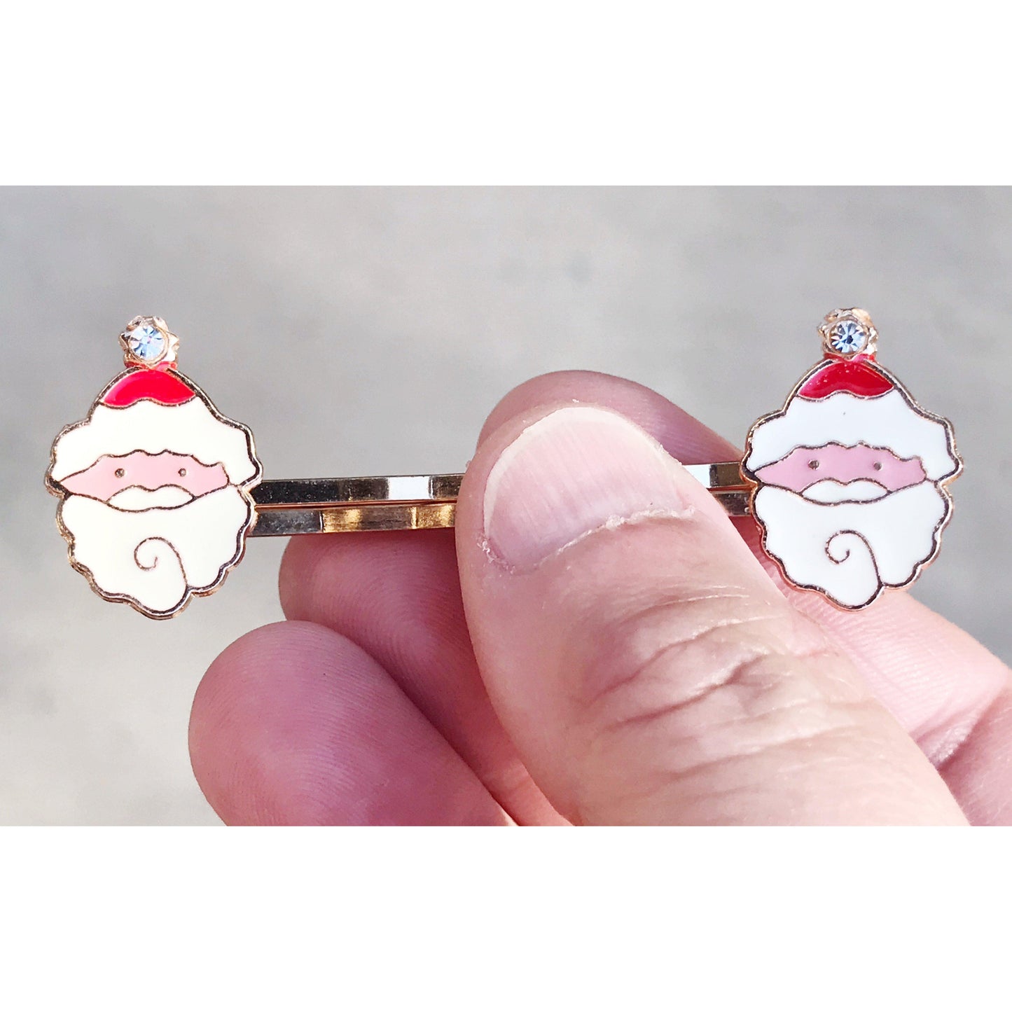 Santa Claus Christmas Hair Pins