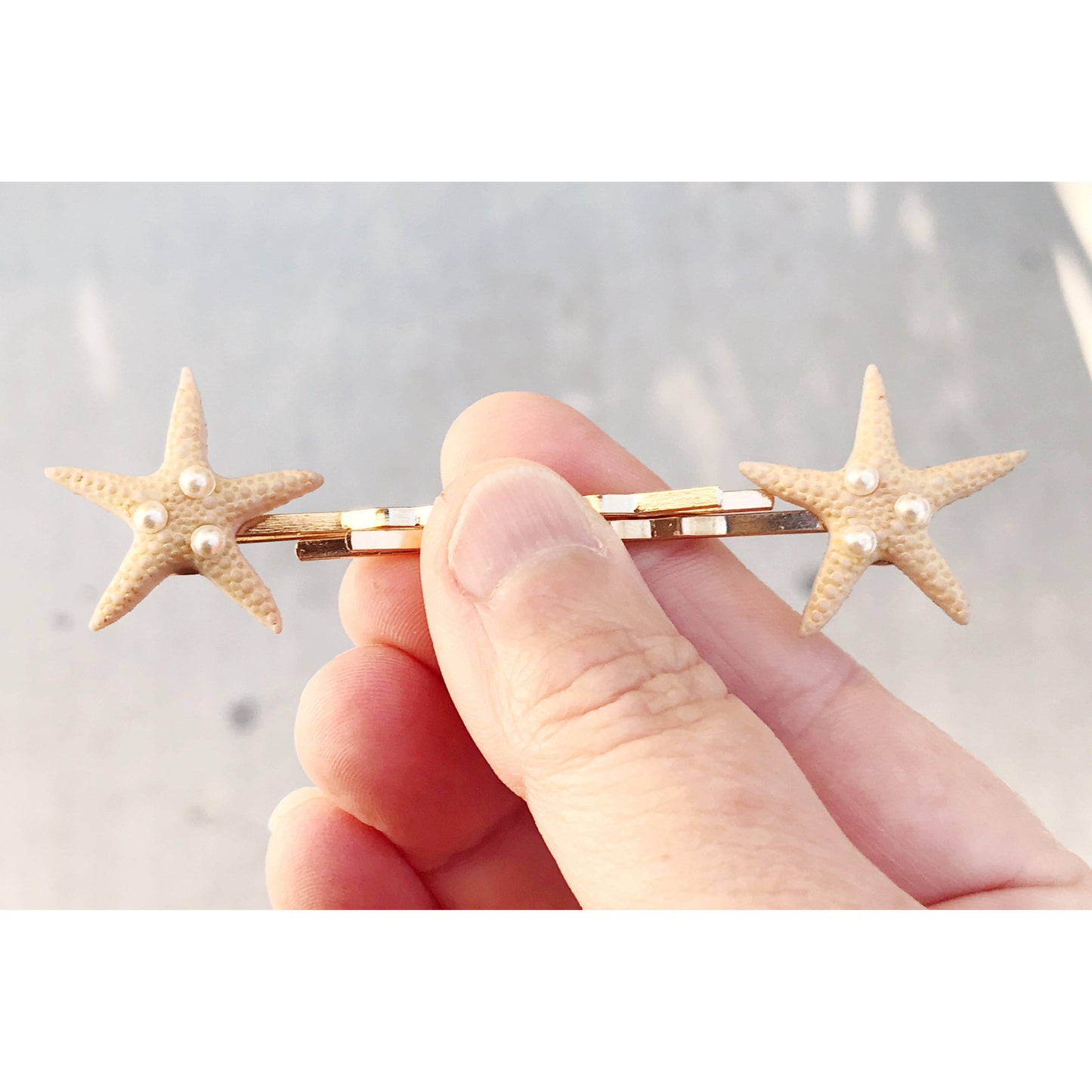 Starfish Sea Shell Beach Hair Pins